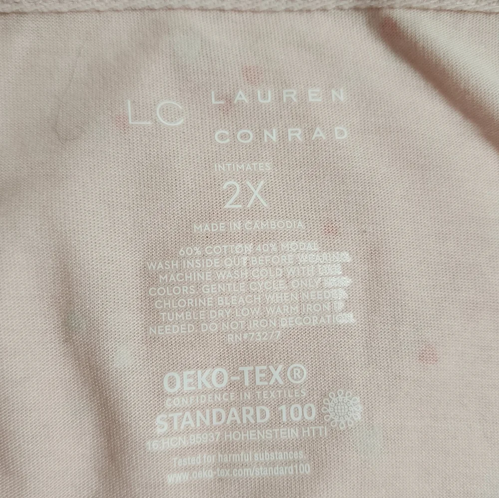 LC Lauren Conrad plus size summer pajama shorts set women's plus size 2X